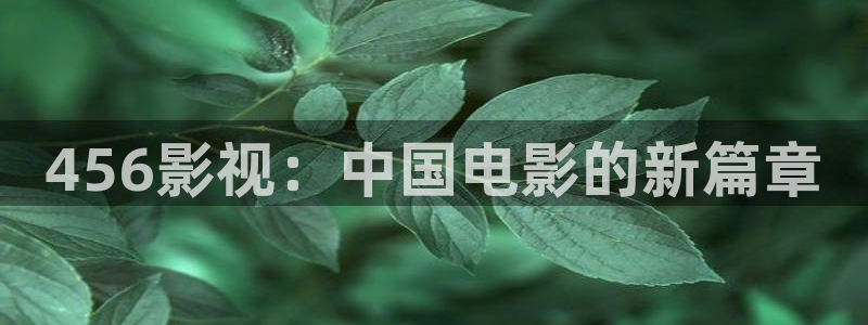 人人碰超碰在线视频：456影视：中国电影的新篇章